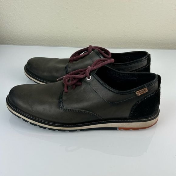 Pikolinos Men’s Black & Gray Oxfords Leather Casual Shoes Sz 44 (US 10 - 10.5) main image 9